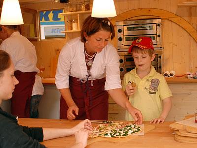 Flammkuchen auf dem Weihnachtsmarkt